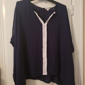 Split back blouse